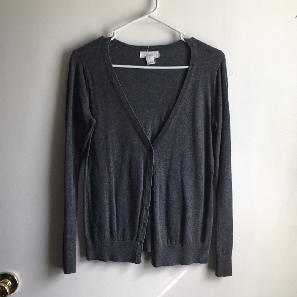 Gray sweater